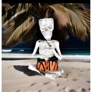 Band Of Bones Zombie Skeleton Bongos Musician Succulent Planter Pot Live Trends